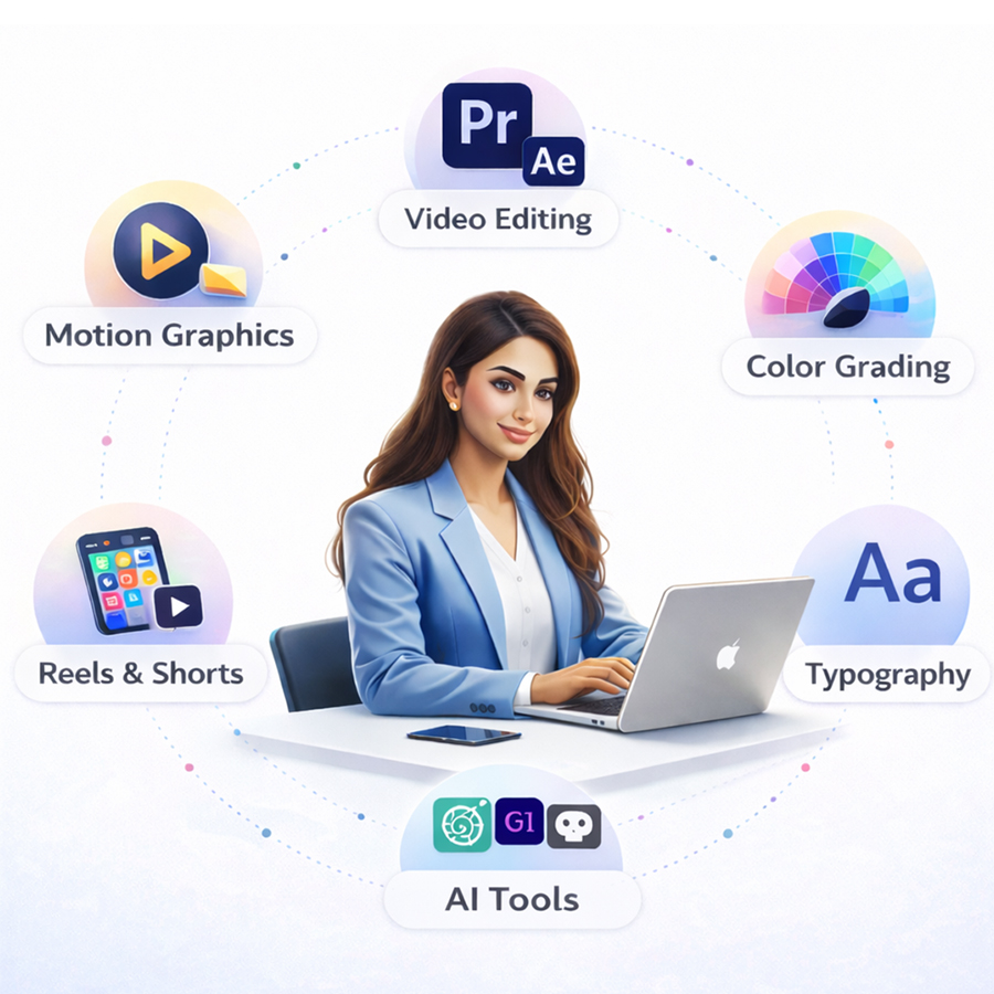 learn video editing course in jaipur